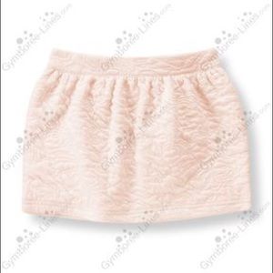 Janie and Jack skirt floral quilted